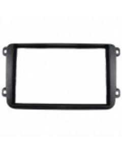 Radio frame dubbeldin paneel VW Seat zwart