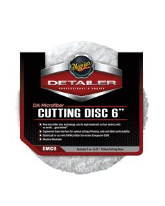 Meguiar's Detailer DA Microfibre Cutting Disc DMC6 , 6 inch (15.24 cm), 2/Pack, 6/CV