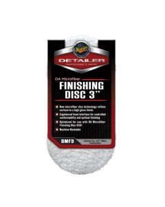 Meguiar's Detailer DA Microfibre Finishing Disc DMF3, 3 inch (7.62cm), 2/Pack, 6/CV