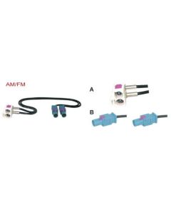 Antenne adapter Audi VW 2x Fakra female - 2x Fakra male