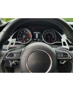 Audi DSG stuur schakel flippers aluminium zilver 2011-