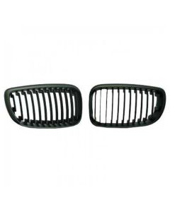 BMW 1-serie E87 grill nieren zwart 07-11
