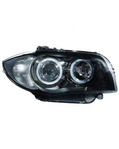 BMW 1-serie E81 E87 xenon headlights set in black 04-11