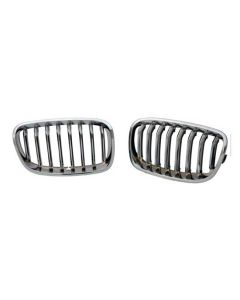 BMW 1-serie F20 F21 grill nieren zwart chrome 11-15