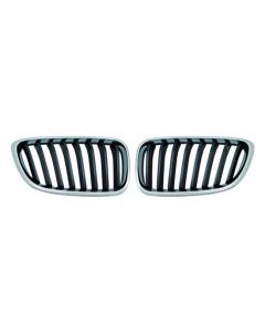 BMW 2-serie F22 F23 M-Performance grill nieren chrome zwart