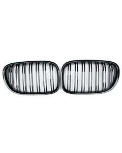 BMW 7-series F01 grill nieren M-look zwart 08-12