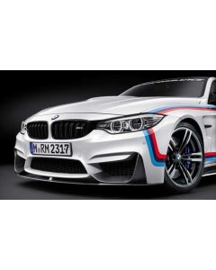 BMW M4 F82 Performance front spoiler carbon origineel (betreft het onderste gedeelte)