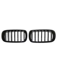 BMW X5 X6 F15 F16 M-performance grill nieren hoogglans zwart