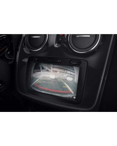 Dacia rear view camera with install