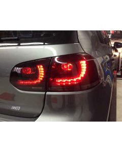 VW Golf 6 VI GTI R20 Look LED achterlichten Smoke Rood - Pro Car Tuning