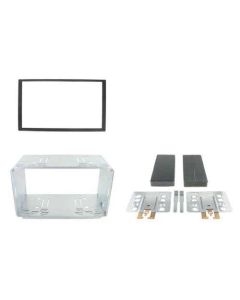 2-Din ISO inbouwframe kit universeel piano zwart