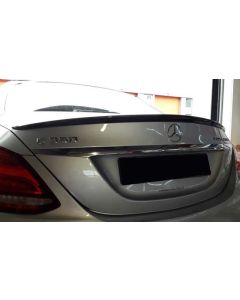 Mercedes W205 AMG tailgate spoiler - spray painted