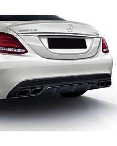 Mercedes C-klasse W205 C63 AMG diffuser met eindtips Origineel