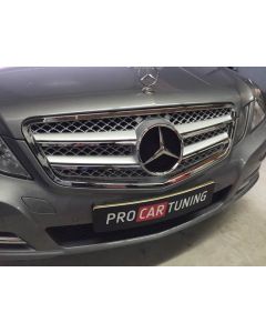Mercedes E-klasse W212 grill chrome zilver - Pro Car Tuning