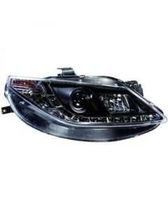 Seat Ibiza xenon look koplampen HID helder zwart LED dagrijlichten