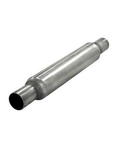 Stainless steel exhaust silencer round 80-400mm Ø50.8mm-2.00inch