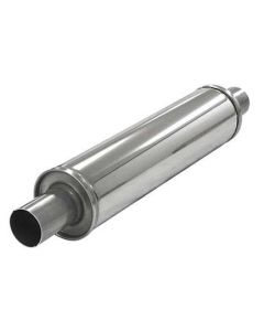 Stainless steel exhaust silencer round 100-420mm Ø50.8mm-2.00inch
