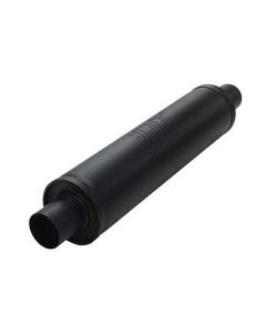Steel exhaust silencer round 100-420mm Ø50.8mm-2.00inch