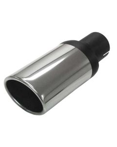 Exhaust end pipe oval 70x90mm Ø50.8mm-2.00inch