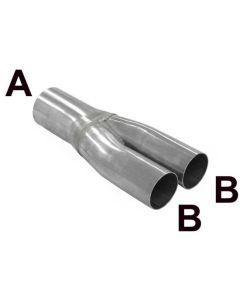 RVS Y-buis A=63,5mm B=50,8mm