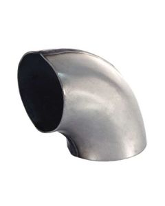 Steel exhaust 90 degrees tight bend Ø44.5mm-1.75inch