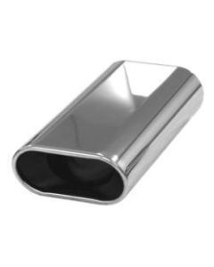 Exhaust end pipe 70x140mm oval Ø50.8mm-2.00inch