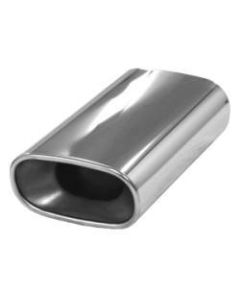 Exhaust end pipe 85x150mm oval Ø50.8mm-2.00inch