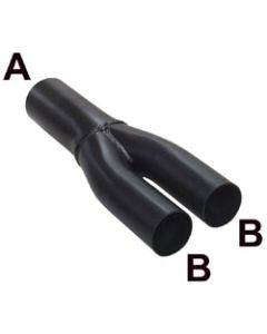 Stalen Y-buis A=50,8mm B=44,5mm