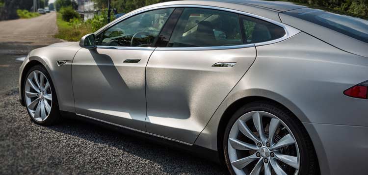 carwrapping tesla